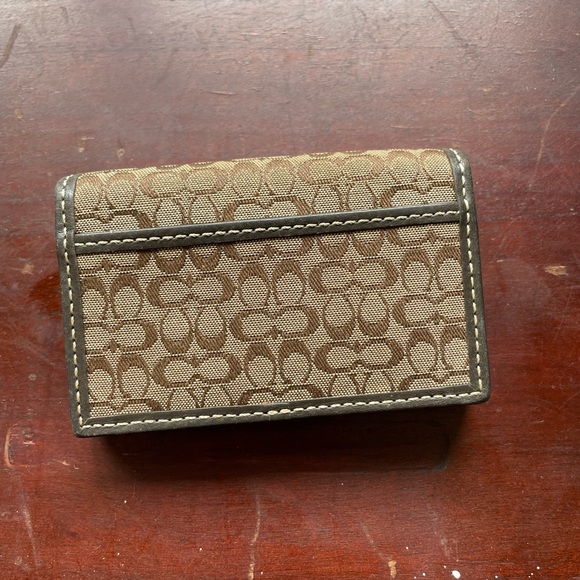 Coach signature jacquard small wallet - Picture 2 of 10